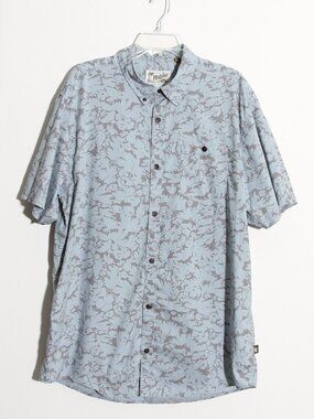 Howler Brothers Heed The Call Mansfield Shirt Button Up Short Sleeve Cotton XL